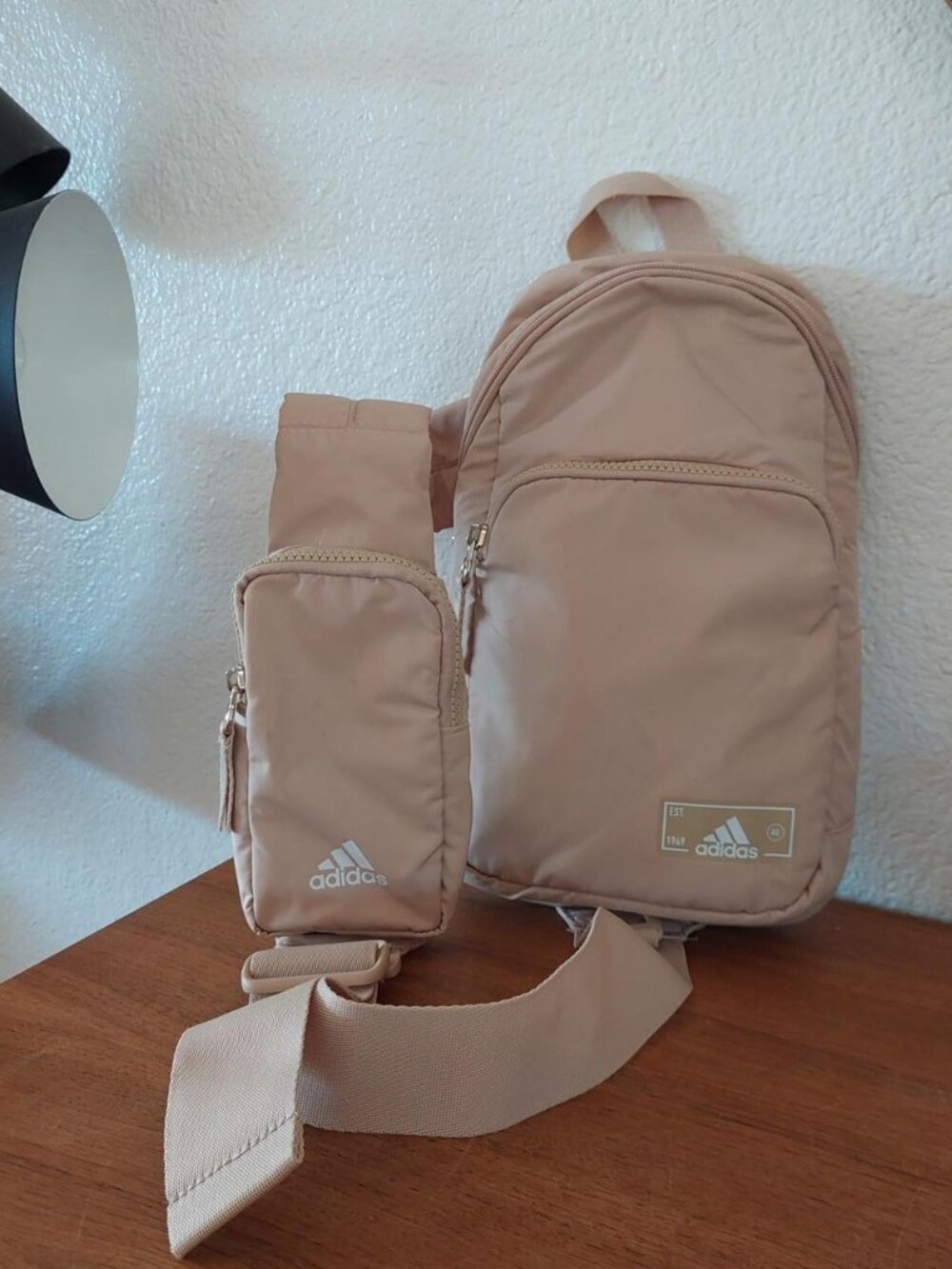 Adidas essential sling cream backpack #adidas #athletic